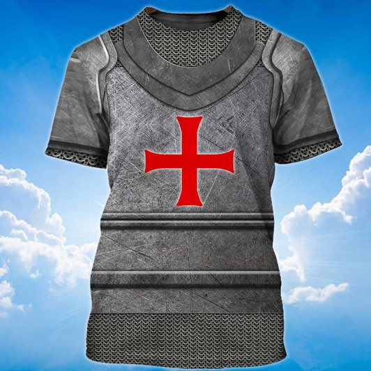 FUNSTUFFPRINT Knight Templar I Will Do Horrible Things T Shirt 3D T-shirt