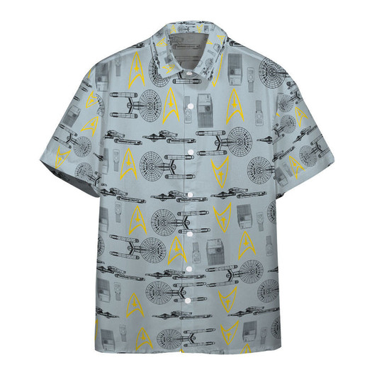 Custom 3D S.T Shipyards Gray Custom Hawaiian Shirt, summer aloha shirt, Summer gift for him