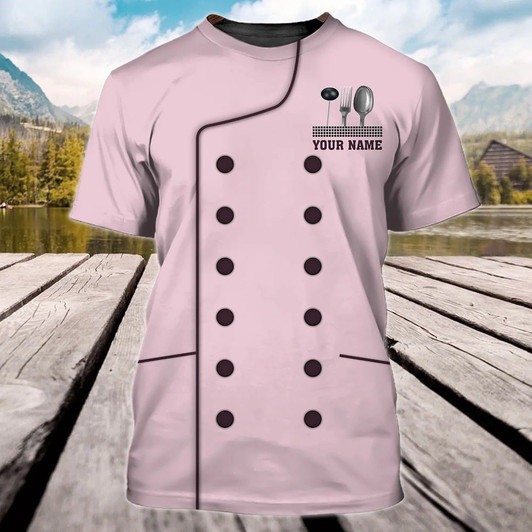 FUNSTUFFPRINT Custom Women Chef Shirt, I'm A Chef And Can Not Keep Calm T Shirt, Chef Shirt For Her 3D T-shirt
