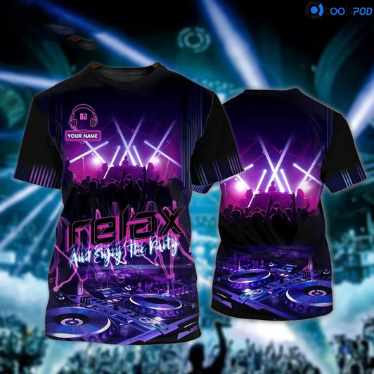 FUNSTUFFPRINT Customized 3D Beat Shirt, I Make Beat, Dj Shirt, Present To A Dj, Playing Dj Tshirt, Musican Shirts 3D T-shirt