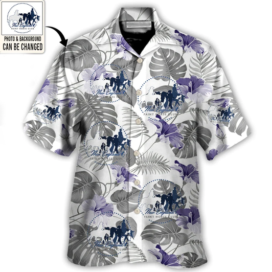 Custom Horse Club You Want Tropical Style Custom Photo - Hawaiian Shirt - Personalized Photo Gifts, Shirt for Horse Club
