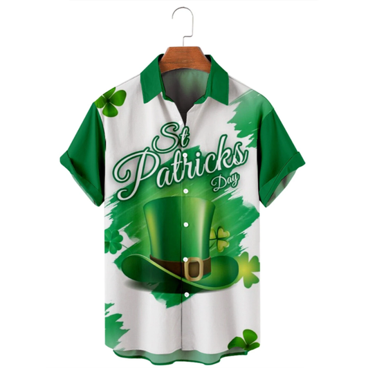St. Patrick's Hawaiian Shirt, Irish Hawaiian Shirt