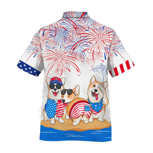 Corgi Hawaiian Shirts - Independence Day Is Coming, Independence's Day Gift, Dog Lover Gifts