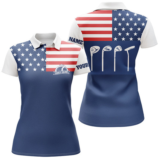 Custom Black Womens Golf Polo Shirt Neon Pink Flamingos Pattern Custom Name Team Golf Polo Shirts Nqs4951