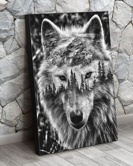 Wolf Forest Poster and Canvas Wolf Forest Poster and Canvas
