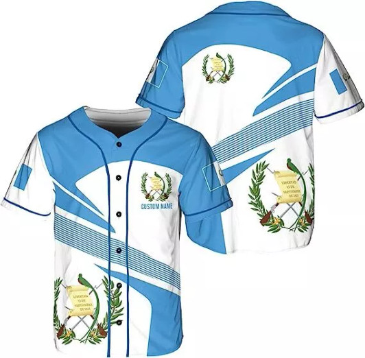 Custom Guatemala Baseball Jersey, Custom Guatemala Jersey for Men Women Gua