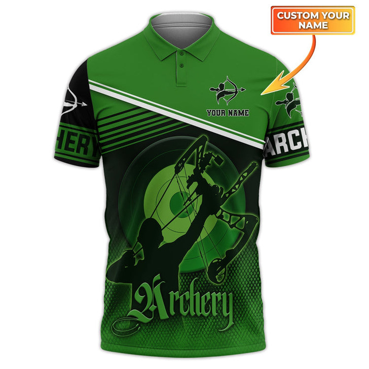Personalized Polo Shirt Archery Team Polo Shirt Sports Polo Shirt For Archery