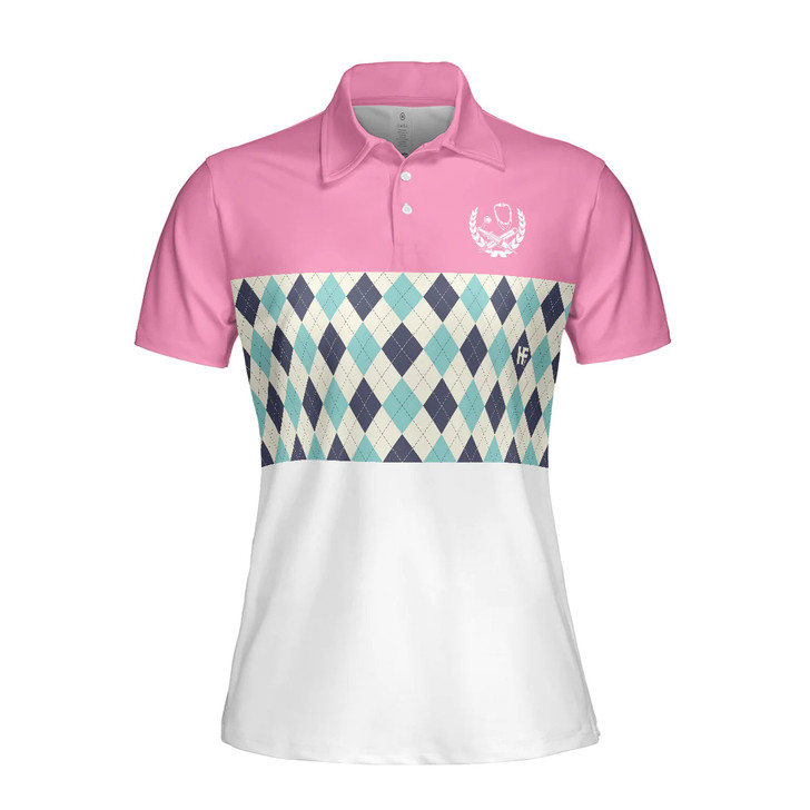 Argyle Pattern Nurses Women Polo Shirt, I Was Born To Be A School Nurse Short Sleeve Shirt For Nurses, Nurse Vibes Shirt