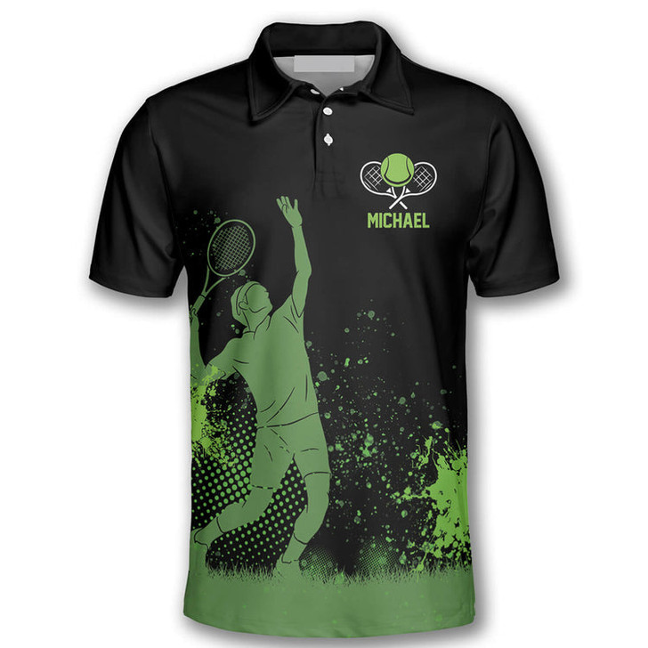 Custom Tennis I’m Not Retired Playing Tennis Is Hard Work Customized Name All Over Printed 3D Polo Shirt