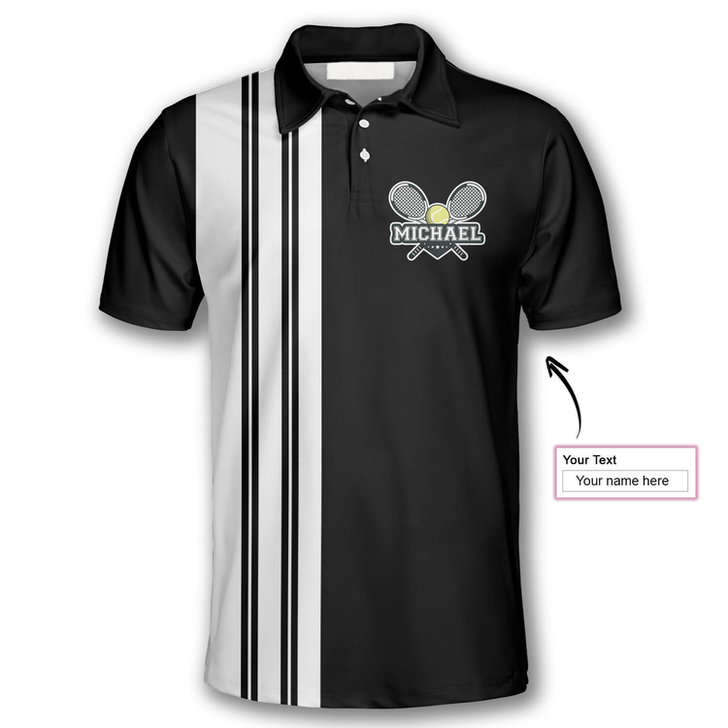 Custom Grab Your Balls We’re Going to Play Tennis Custom Polo Tennis Shirts for Men