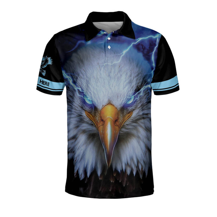 Custom Freedom Isn't Free American Eagle Veteran Custom Polo Shirt