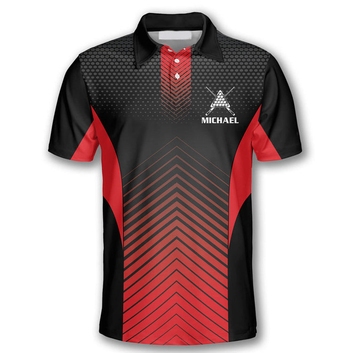 Custom Addicted Custom Billiard Weekend Forecast Pool Shirts for Men, Custom Billiard ball for Team, Men's Billiard Polo Shirts