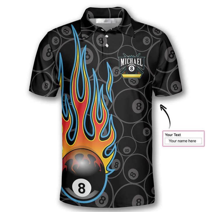 Custom Billiards Rub My Balls For Good Luck Custom Billiard Shirts for Men, Custom Billiard Shirts for Team, Billiard Polo Shirts