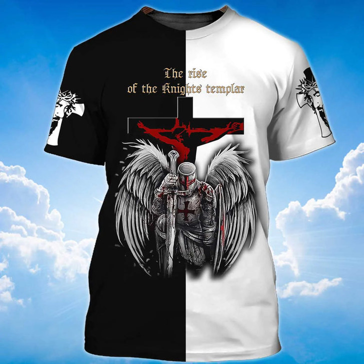Knight Templar Shirt Religious Unisex Tshirt Men Women