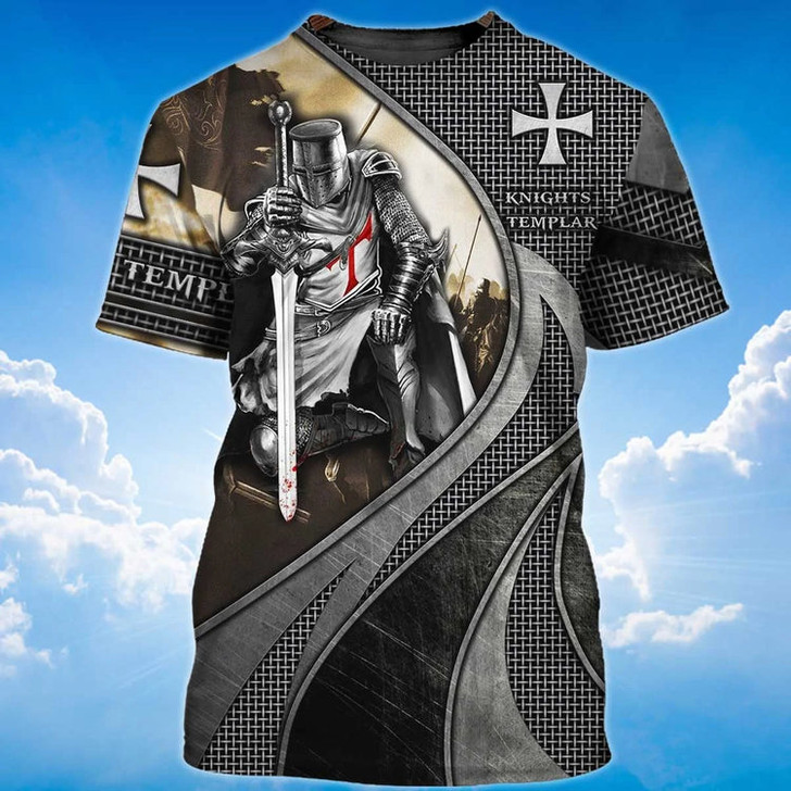 Knight Templar Man Of God Warrior Of Christ T Shirt