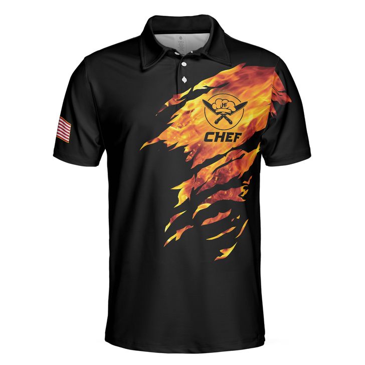 Chef My Craft Allows Me To Cook Anything Short Sleeve Polo Shirt, Skull Polo Shirt, Best Disc Golf Shirt For Men, Polo Shirt Gift For Men Golfers