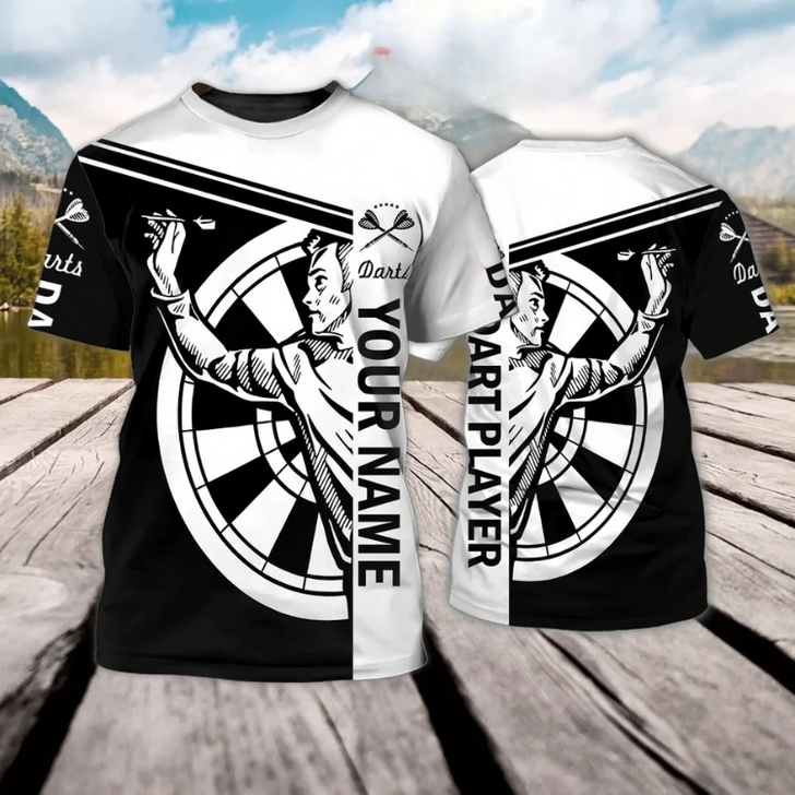 Custom Personalized 3D All Over Print Shirt For Dart Lover, Dart Shirts To Dart Players, Father Day Gift Dart Lover