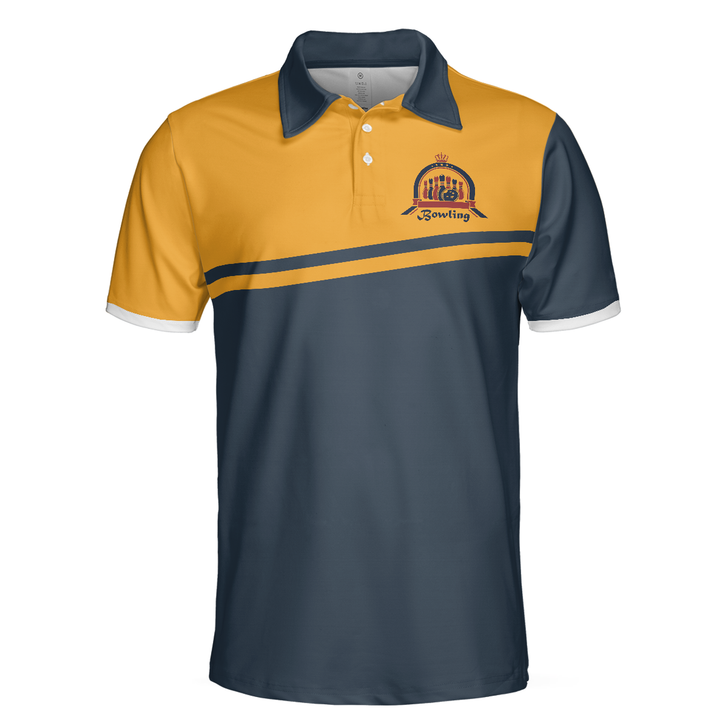 I Got These Muscles From Bowling Strikes Polo Shirt, Bowling Polo Shirt, Bowling Shirt For Men