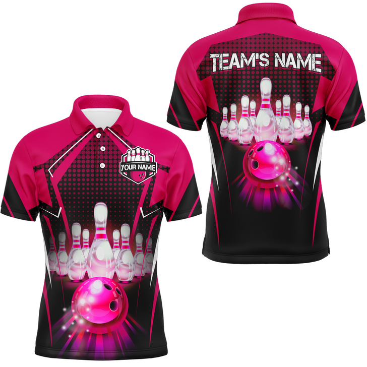 Custom Bowling Shirts Bowling Team Jersey Bowling Polo Shirt for Men