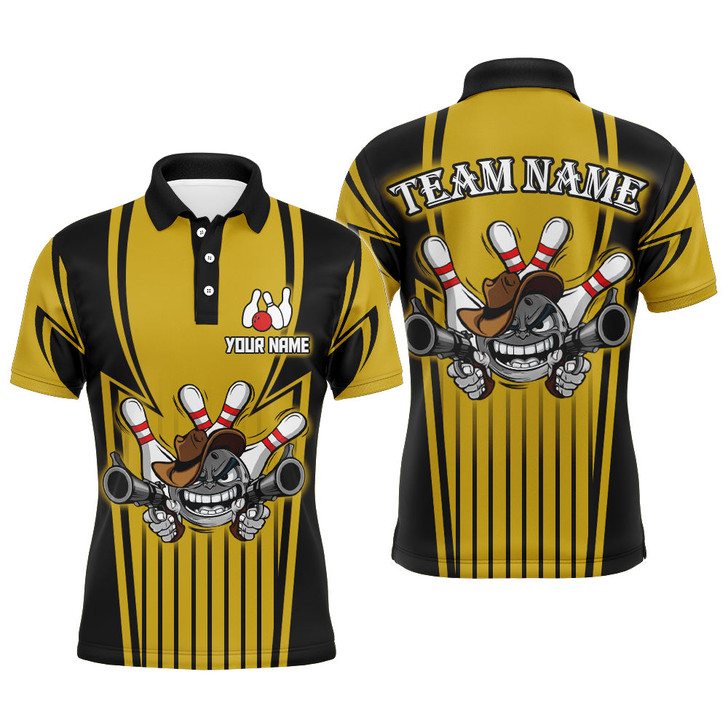 Custom Bowling Shirt for Men Bowling Jersey Bowling Team League Polo Shirt