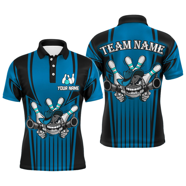 Custom Bowling Shirt for Men Bowling Jersey Bowling Team League Polo Shirt