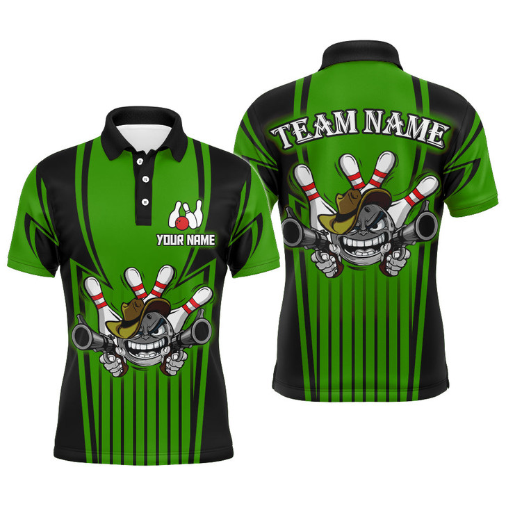Custom Bowling Shirt for Men Bowling Jersey Bowling Team League Polo Shirt