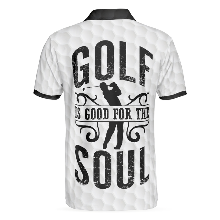 Golf Is Good For Soul Polo Shirt, Short Sleeve Men Polo Shirt, Golf Shirt For Men, Gift For Men Golf