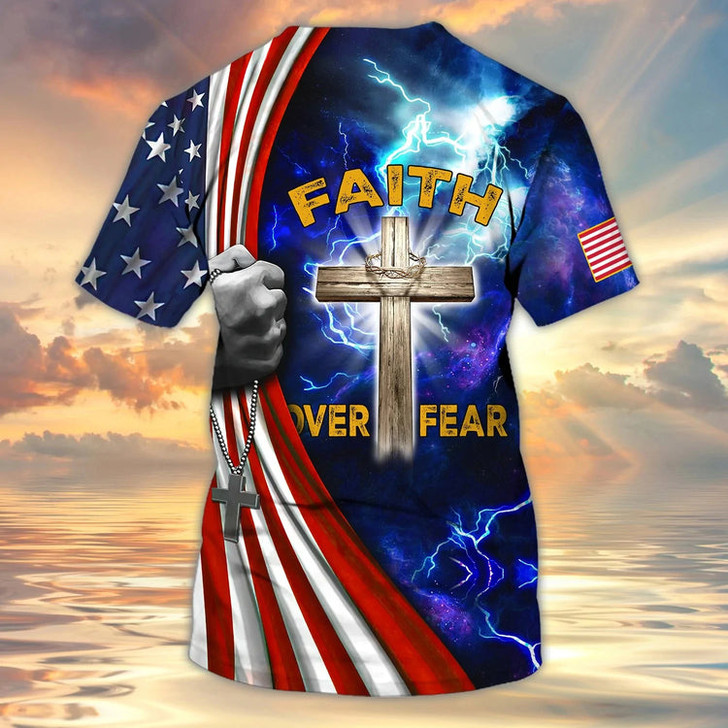 One Nation Under God Christian 3D Full Printed Shirts, 4Th Of July Independece 3D Hoodie, Patriotic Clothing