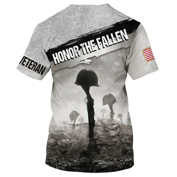 Honor The Fallen 3D Hawaiian Shirt For Veteran, To My Dad Veteran Gifts, To Veteran, Veteran Day Gift