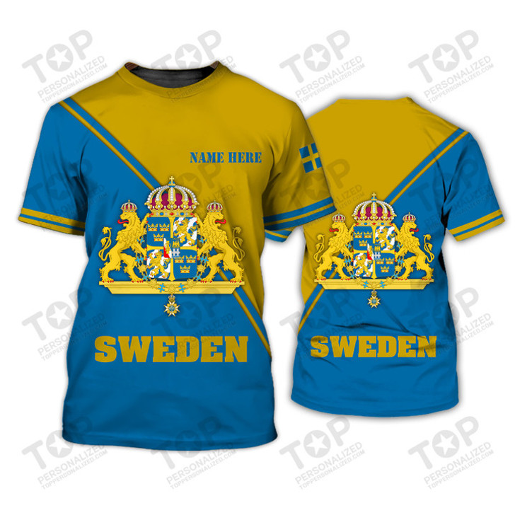 Sweden 3D Tshirt