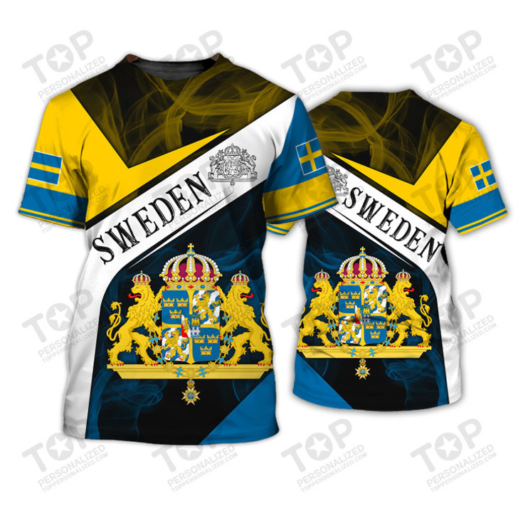 Sweden v12  Sweden 3D All Over Print  Tshirt