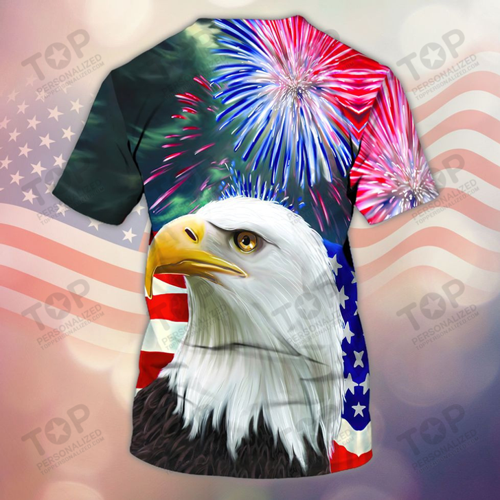 Eagle Independence Day  3D All Over Print  Tshirt