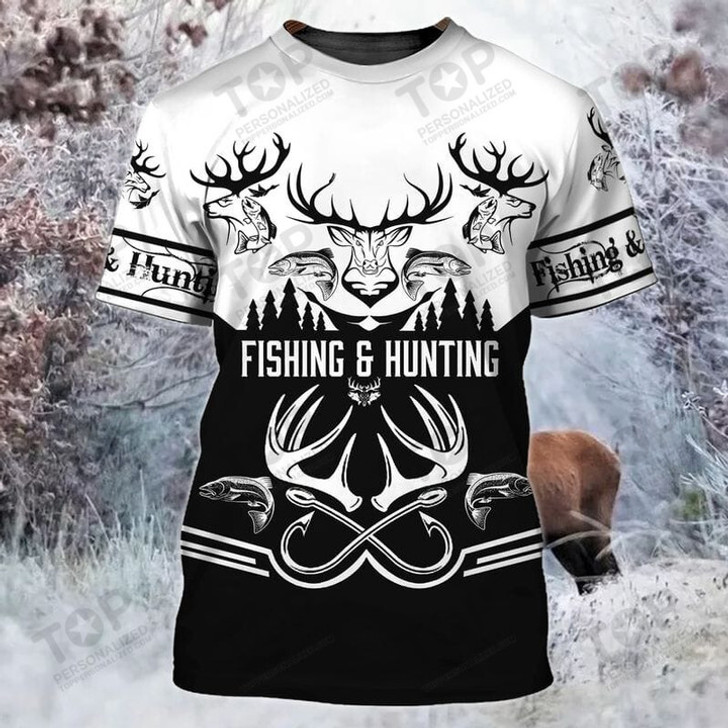 Full Print - Fishing 3D  Tshirt