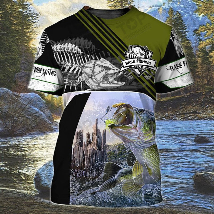 Full Print - Fishing  3D All Over Print  Tshirt