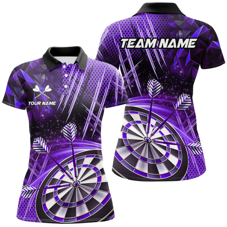 Custom Personalized 3D Glitter Women Darts Shirts Custom Team Dart League Shirts Dart Jerseys
