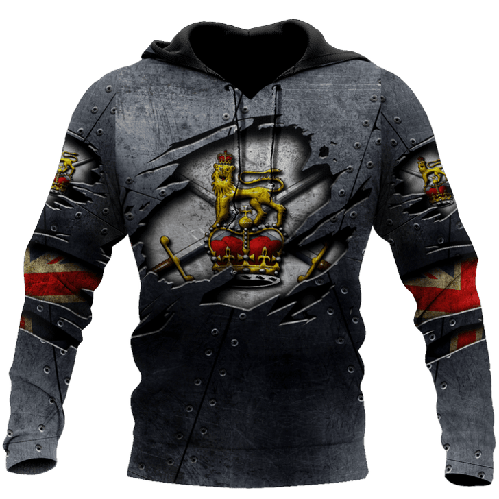 FUNSTUFFPRINT Zip Hoodie Bristish Army 3D Baseball Jacket Hoodie and Zip Hoodie