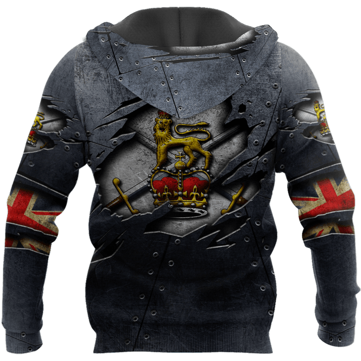 FUNSTUFFPRINT Zip Hoodie Bristish Army 3D Baseball Jacket Hoodie and Zip Hoodie