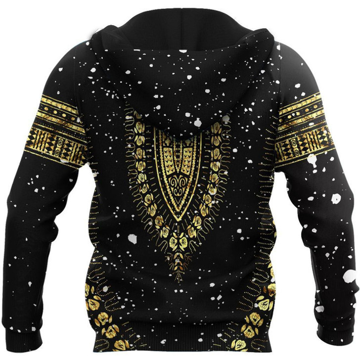 FUNSTUFFPRINT - African Luxury Pattern III 3D Baseball Jacket Hoodie and Zip Hoodie