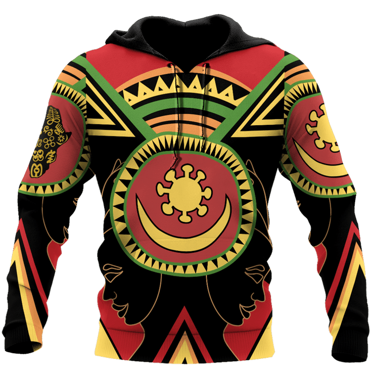 FUNSTUFFPRINT African Adinkra Sankofa Hoodie  3D Baseball Jacket Hoodie and Zip Hoodie