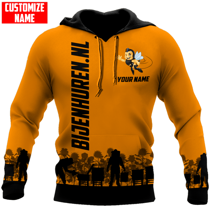 FUNSTUFFPRINT Beekeeper  3D Baseball Jacket Hoodie and Zip Hoodie
