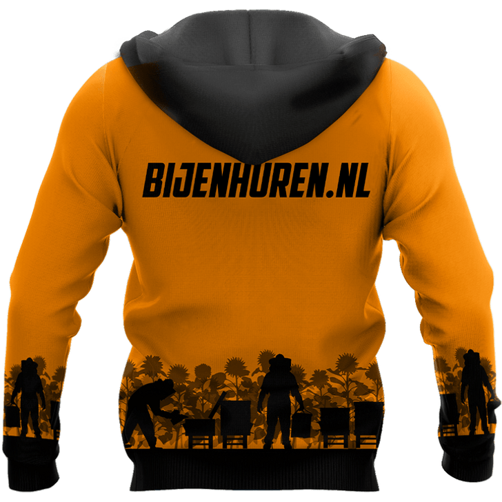 FUNSTUFFPRINT Beekeeper  3D Baseball Jacket Hoodie and Zip Hoodie