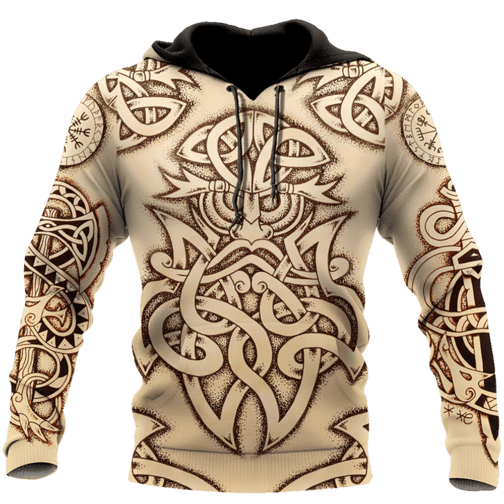 FUNSTUFFPRINT   Odin Viking Rune  3D Baseball Jacket Hoodie and Zip Hoodie