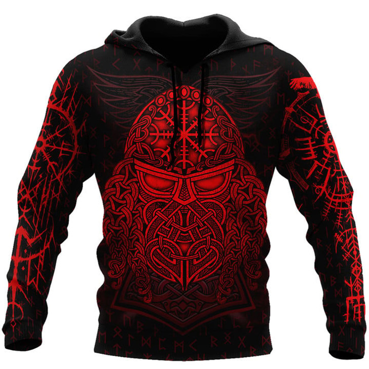 FUNSTUFFPRINT  Viking Warriors Hoodie 3D Baseball Jacket Hoodie and Zip Hoodie