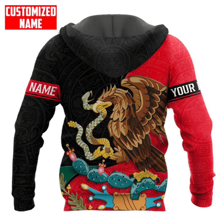 FUNSTUFFPRINT Customized Name Mexican   3D Hoodie and Zip Hoodie