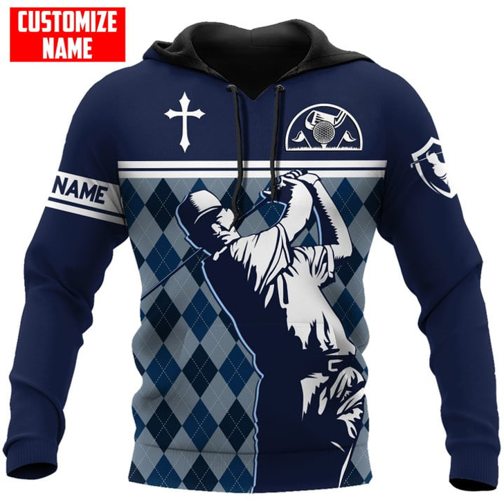 FUNSTUFFPRINT Personalized I've Got Golfing In My Veins Printed Combo  3D Hoodie and Zip Hoodie