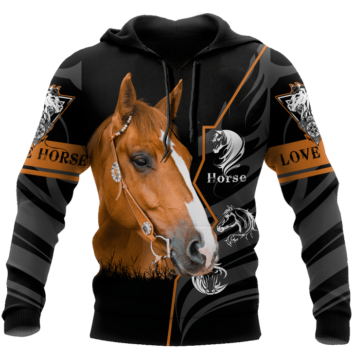 FUNSTUFFPRINT Beautiful Horse  3D Hoodie and Zip Hoodie