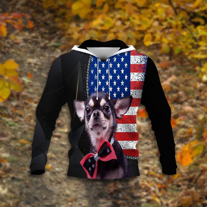 FUNSTUFFPRINT Chihuahua Thcn Ntlw Unisex 3D Hoodie and Zip Hoodie