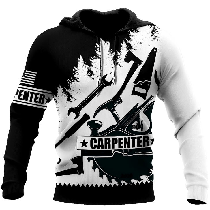 FUNSTUFFPRINT Carpenter 3D Hoodie and Zip Hoodie