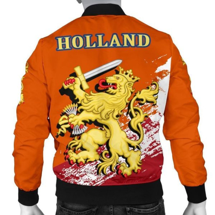 FUNSTUFFPRINT Netherlands Lion Special Mens Bomber Jacket A7 Bomber Jacket 3D Bomber Jacket