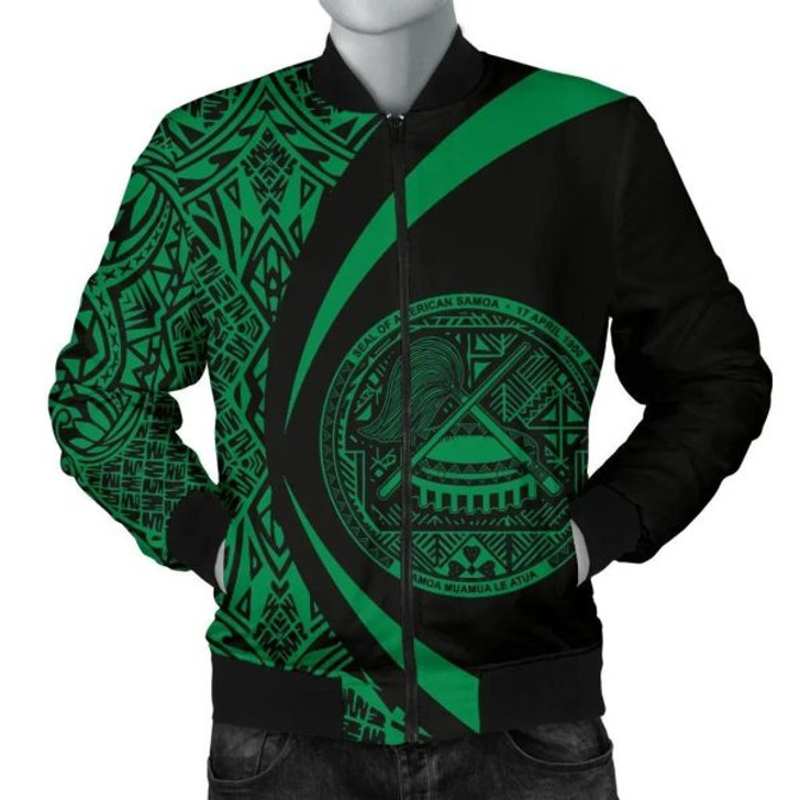 FUNSTUFFPRINT American Samoa Men’s Bomber Jacket – Circle Style 04 J4 Bomber Jacket 3D Bomber Jacket